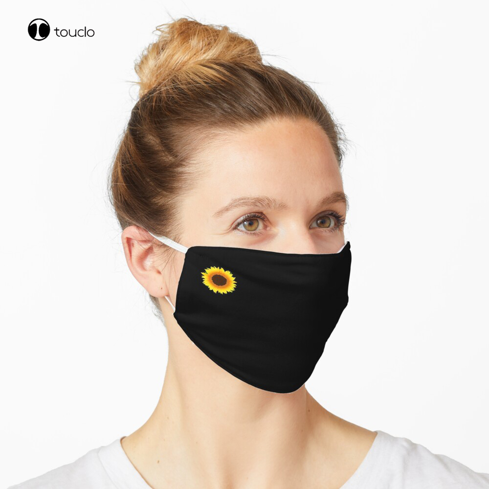 Cloth Face Mask Washable - Little Yellow Sunflower Mask Face Filter