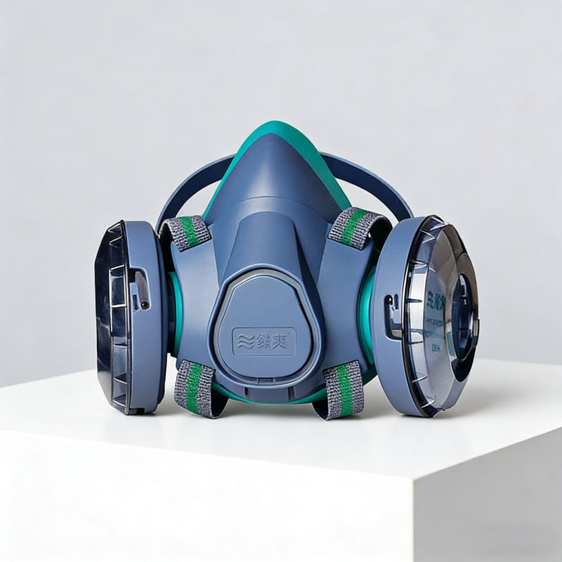 Respirator Half Face - Dual Filter Silicone Half Face Dust