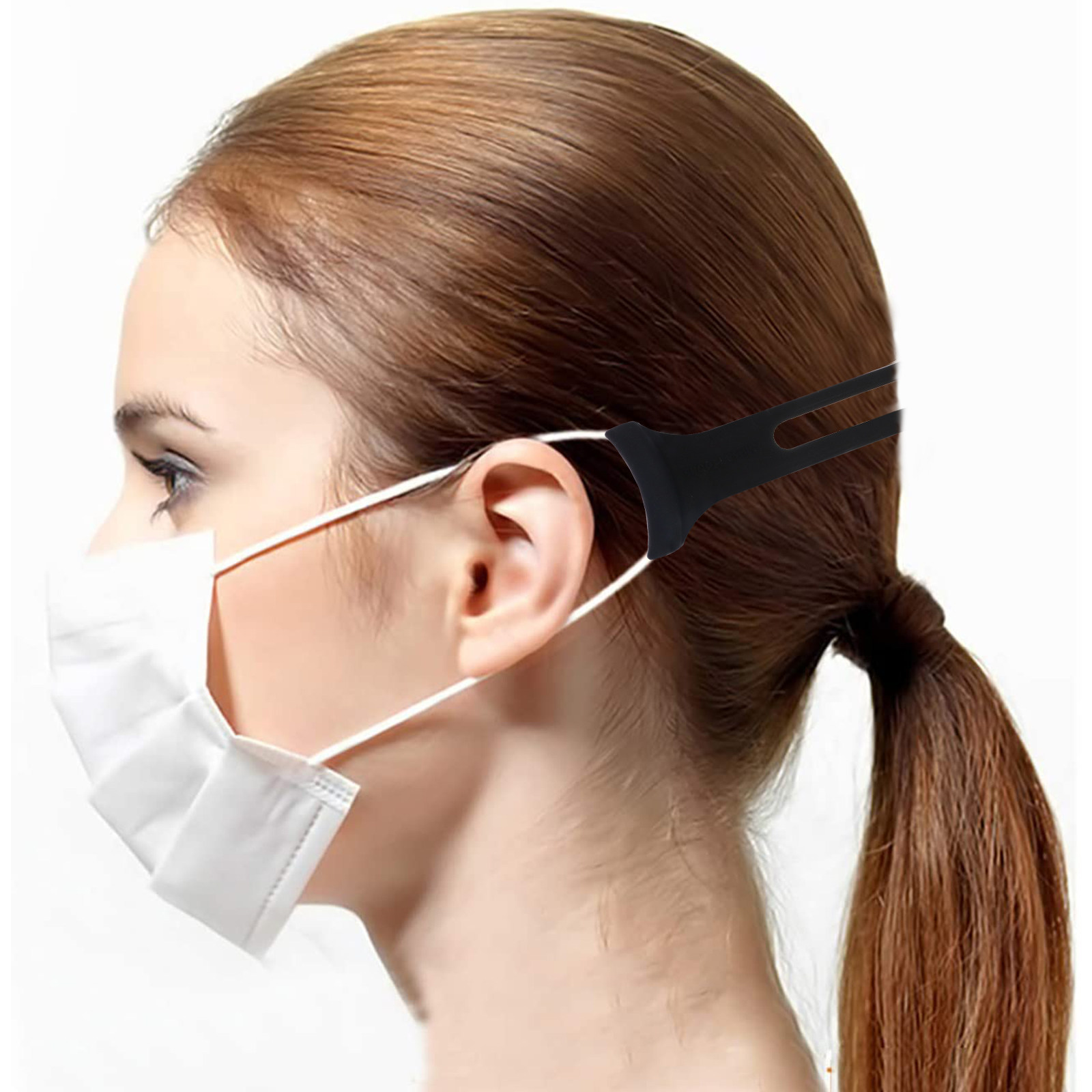 Mask Ear Saver Strap - 3Pcs Lightweight Silicone Mask Strap Extender