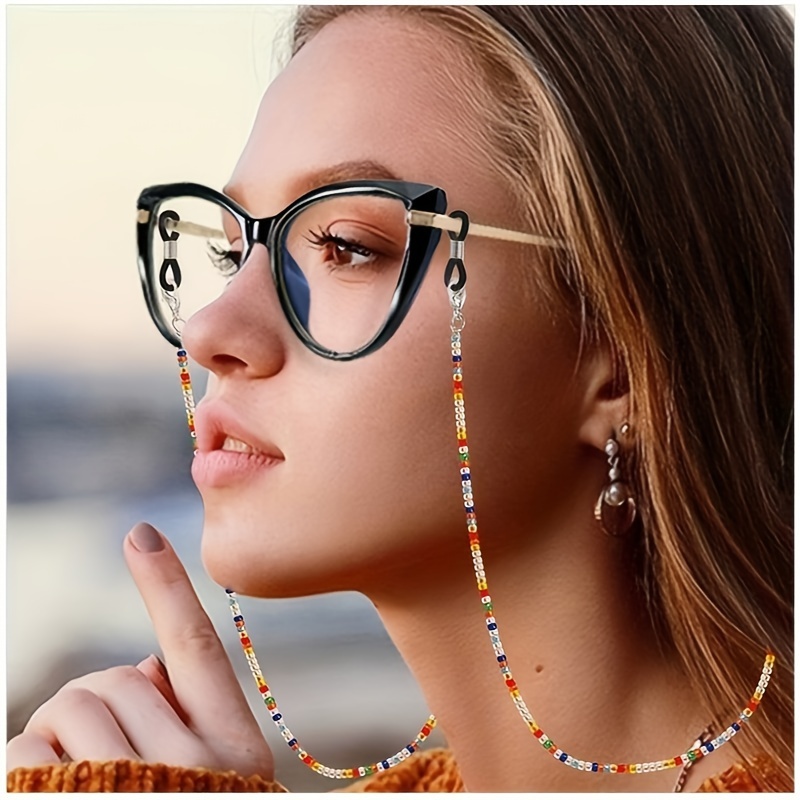 Boho Beaded Glasses Lanyard St - Mask Lanyard Adjustable incelemesi ve fiyatı