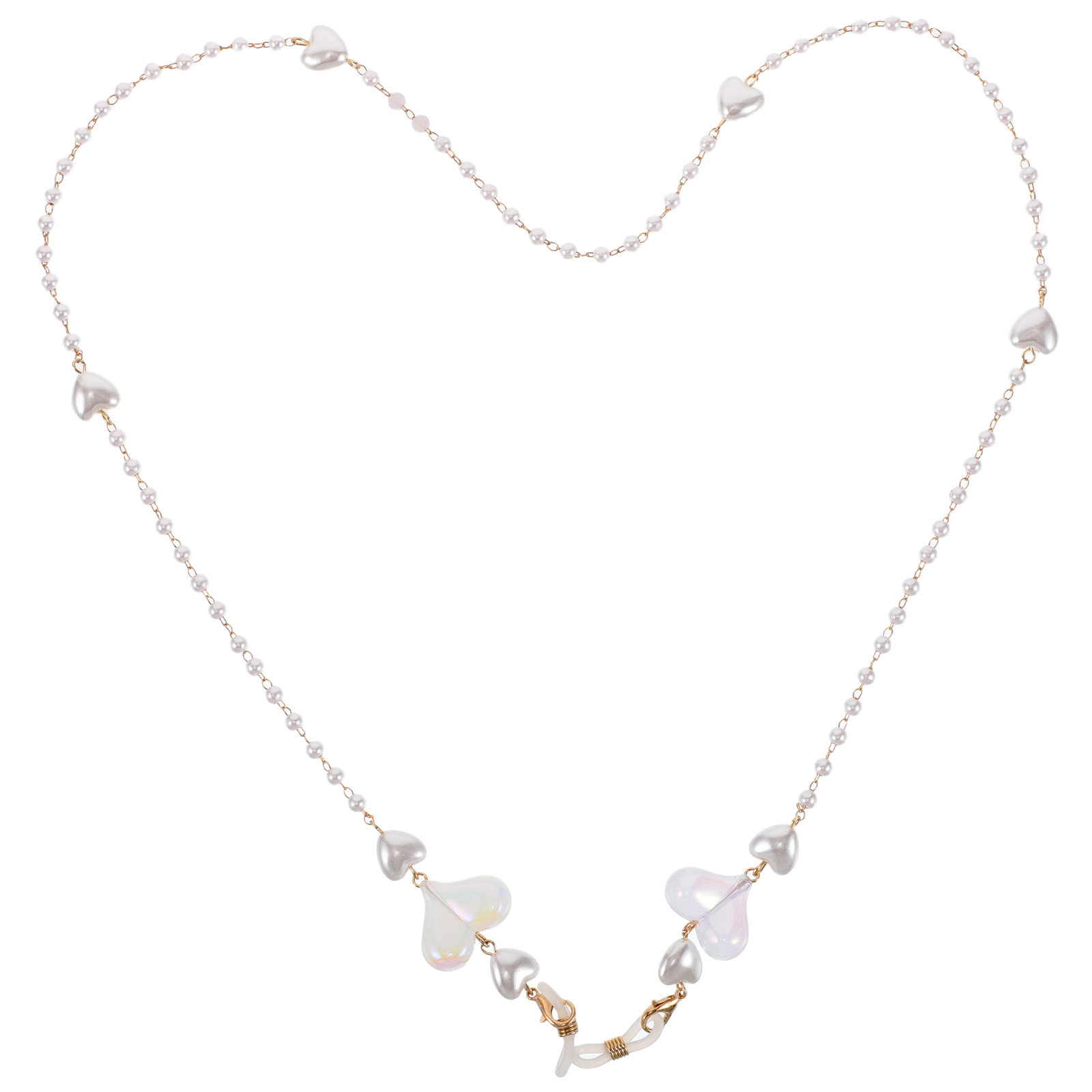 Peach Heart Mask Chain Stylish - Mask Chain Holder incelemesi ve fiyatı