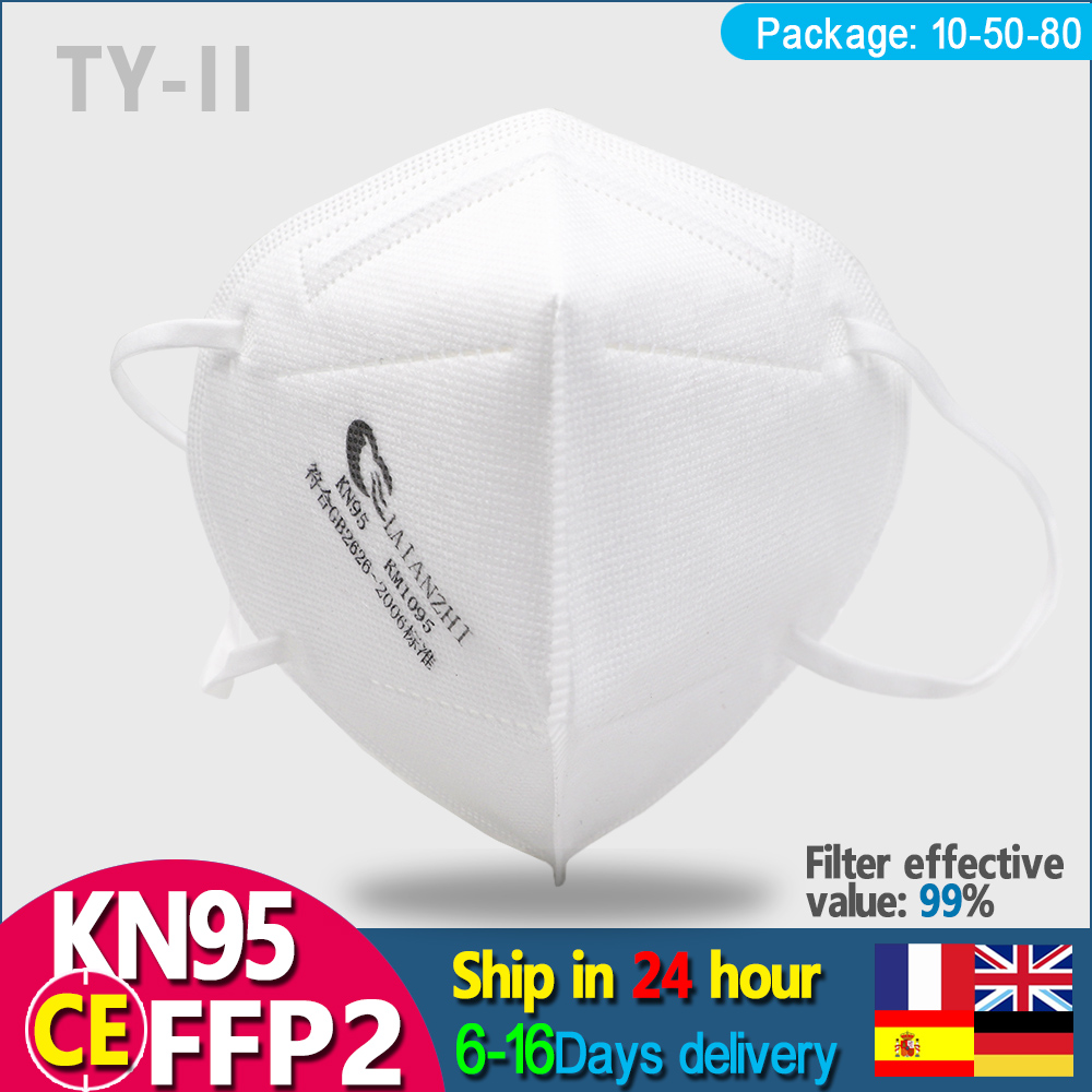 LAIANZHI 50PCS FFP2 Face masks - Kn95 Respirator Mask incelemesi ve fiyatı