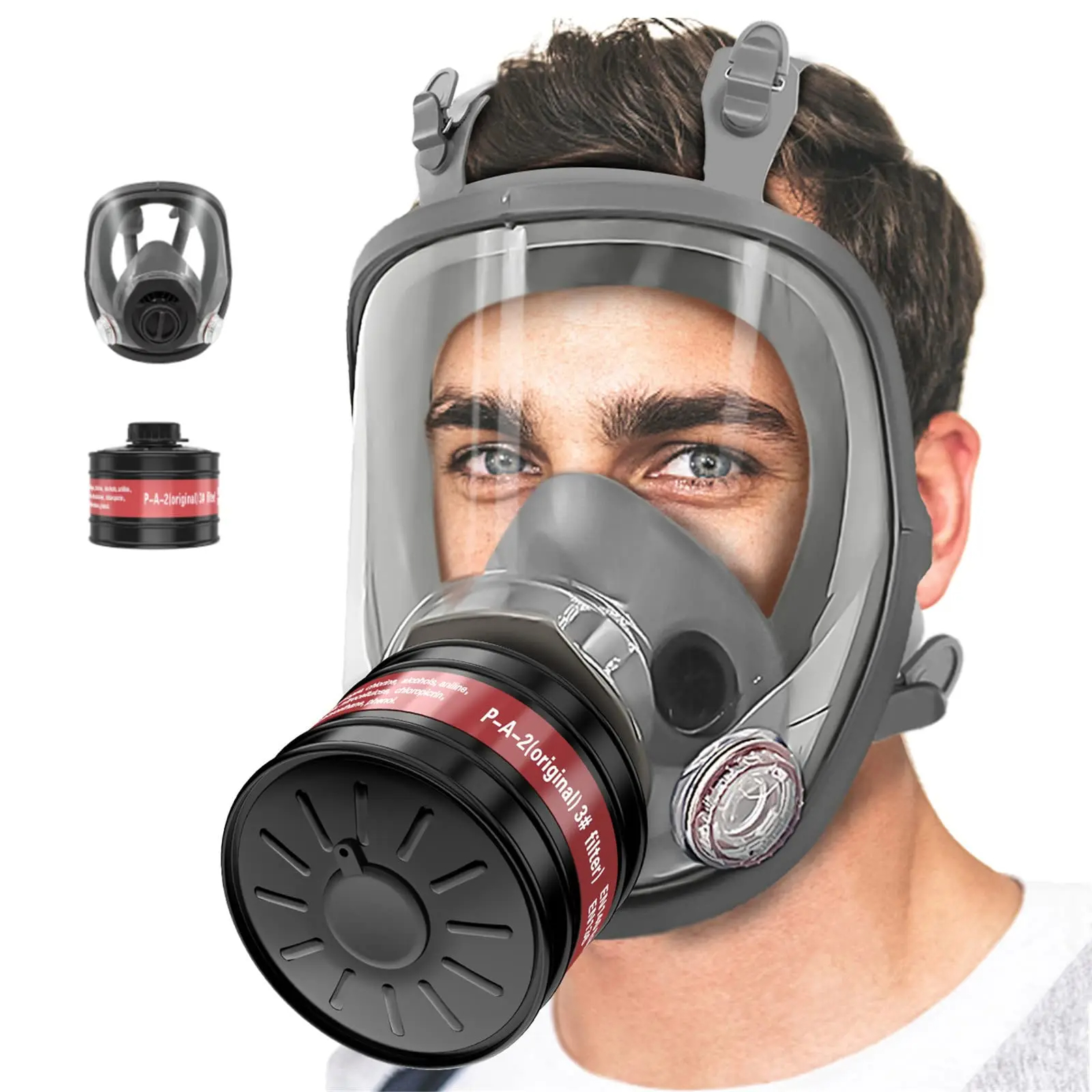 Full Face Gas Masks Survival C - Dust Mask Construction incelemesi ve fiyatı