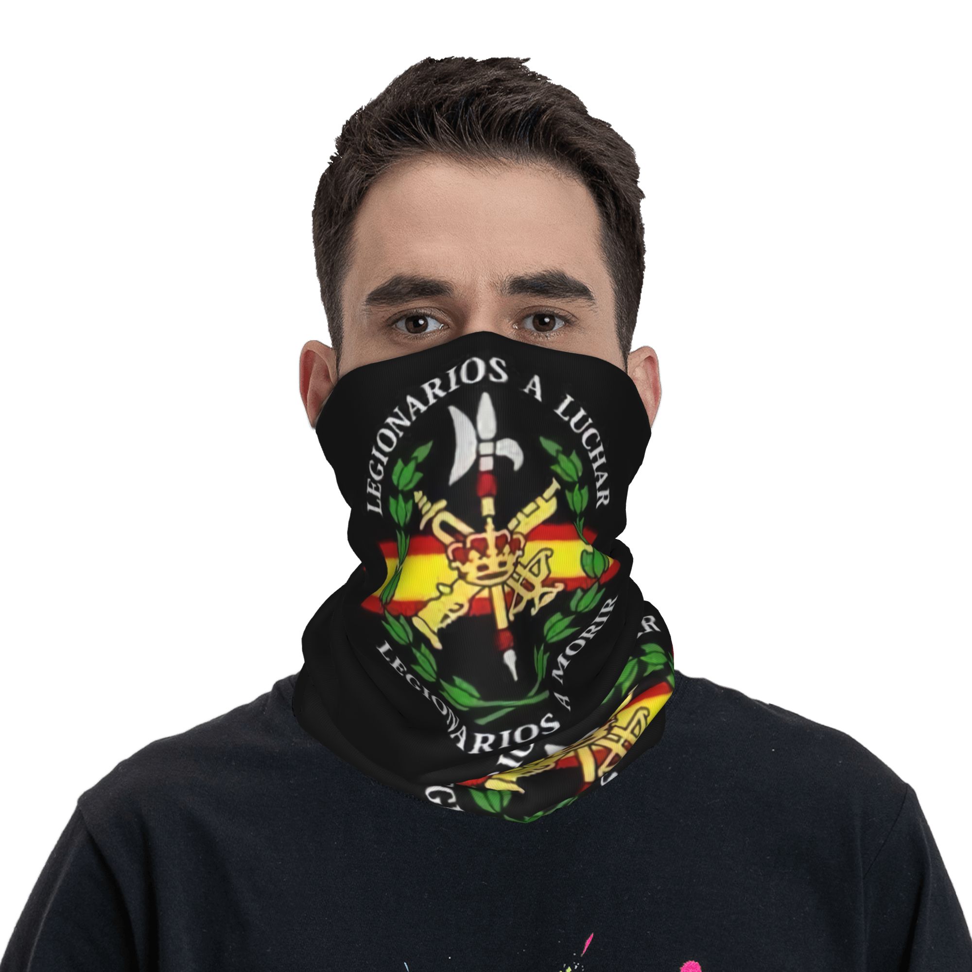 Custom Spanish Legion Bandana  - Neck Gaiter Face Cover incelemesi ve fiyatı