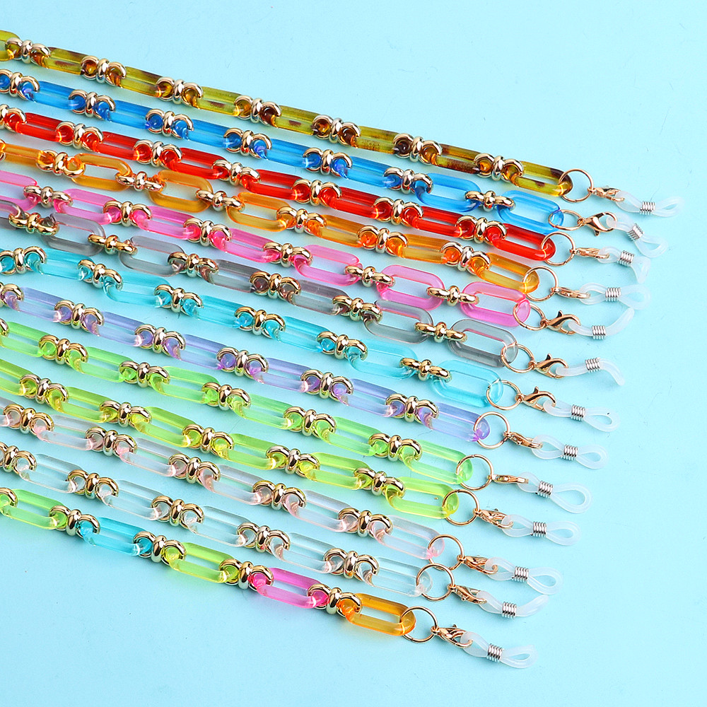 Colorful Transparent Link Acry - Mask Chain Holder incelemesi ve fiyatı