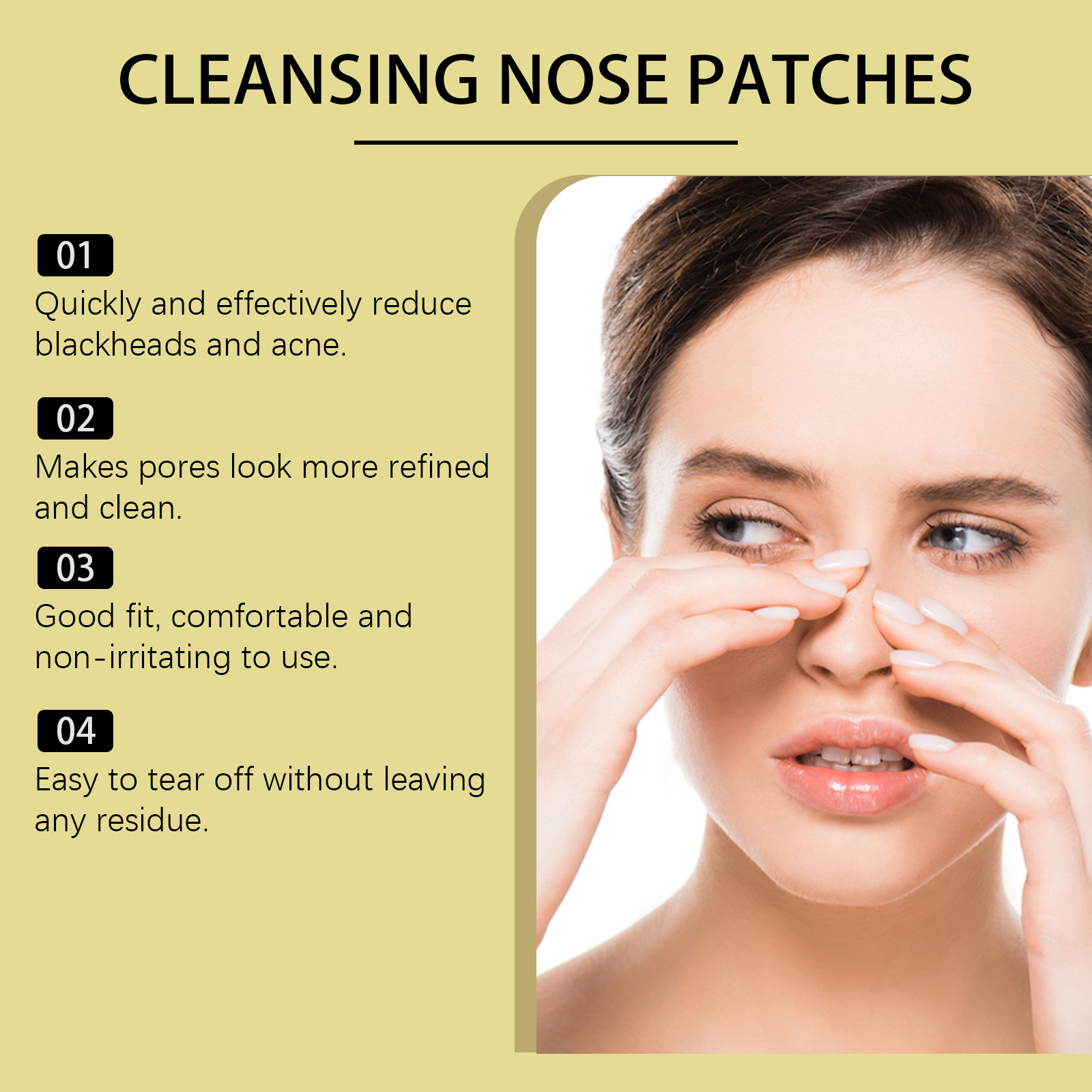 Nose Blackhead Remover Patch C - Black Face Mask Pack incelemesi ve fiyatı