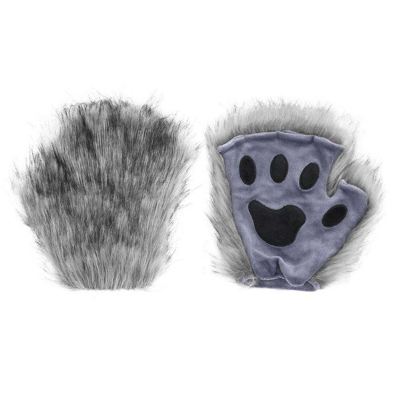 Furry Cat Ears Mask Tail & Paw - Black Face Mask Pack incelemesi ve fiyatı