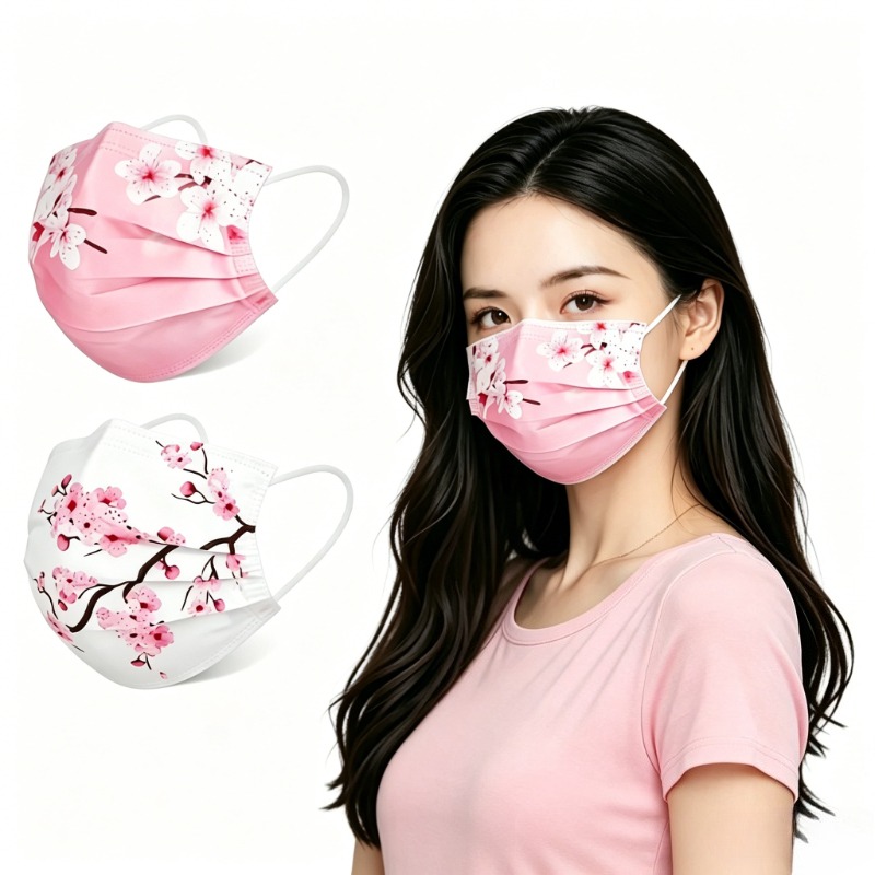 10pcs Floral Star Print Face M - Cloth Face Mask Washable incelemesi ve fiyatı