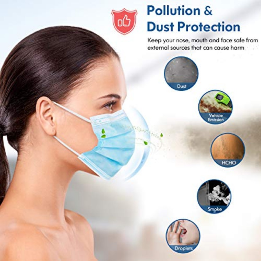Face Mask Disposable Adults 3P - Disposable Mask Blue incelemesi ve fiyatı