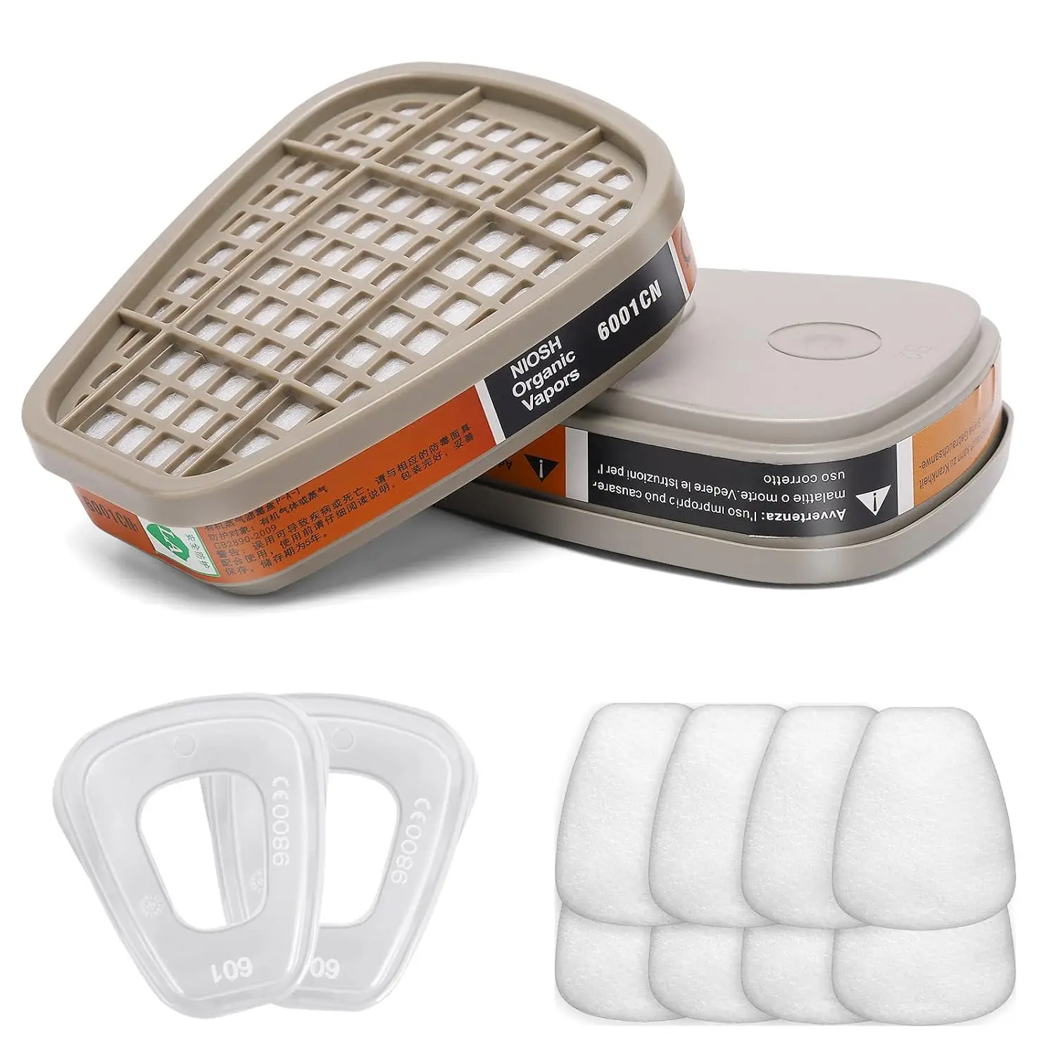 Activated Carbon 6001 Cartridg - Dust Mask Construction incelemesi ve fiyatı