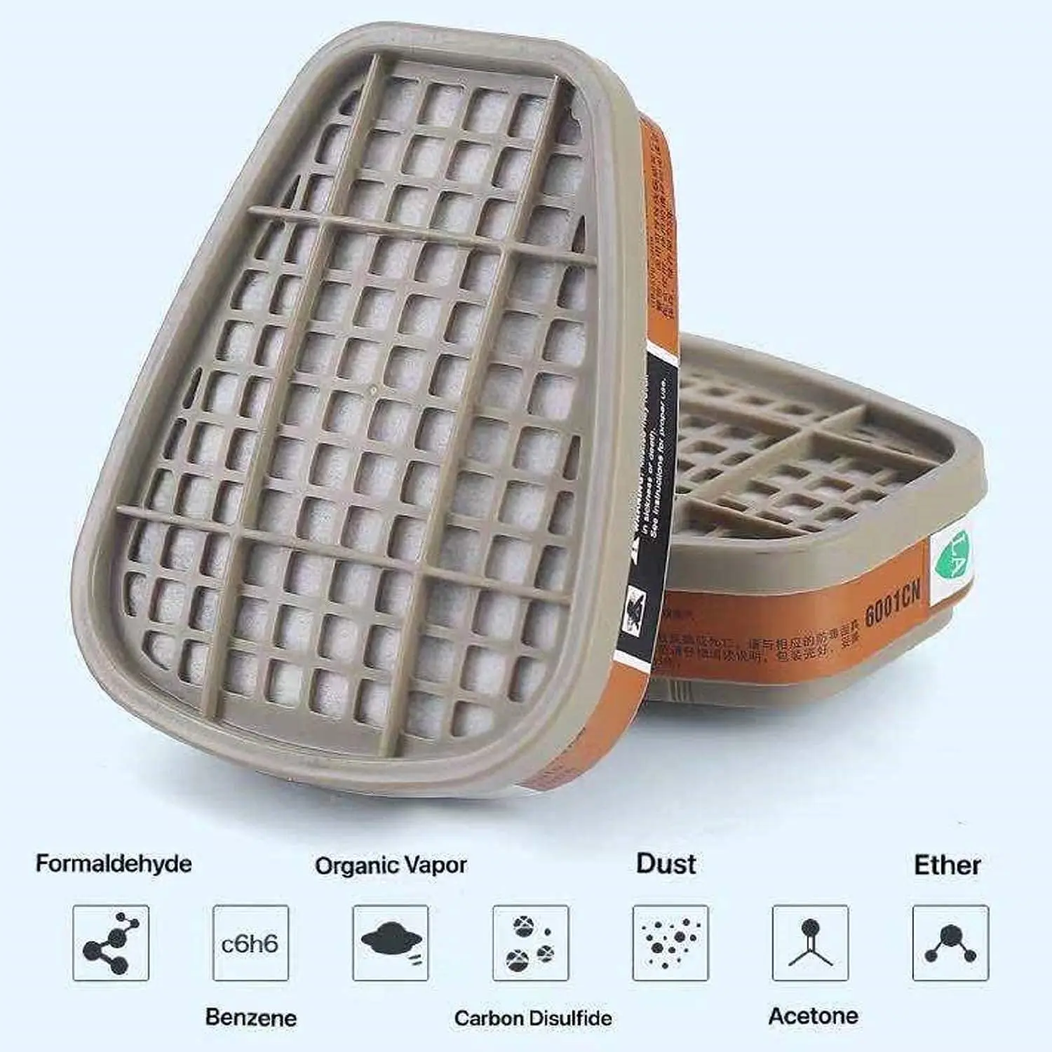 Activated Carbon 6001 Cartridg - Dust Mask Construction incelemesi ve fiyatı