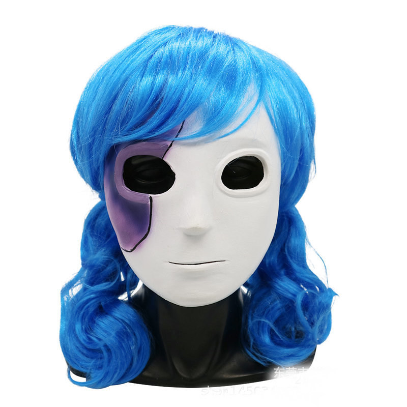 Hot  Anime Game Sally Face Cos - Black Face Mask Pack incelemesi ve fiyatı