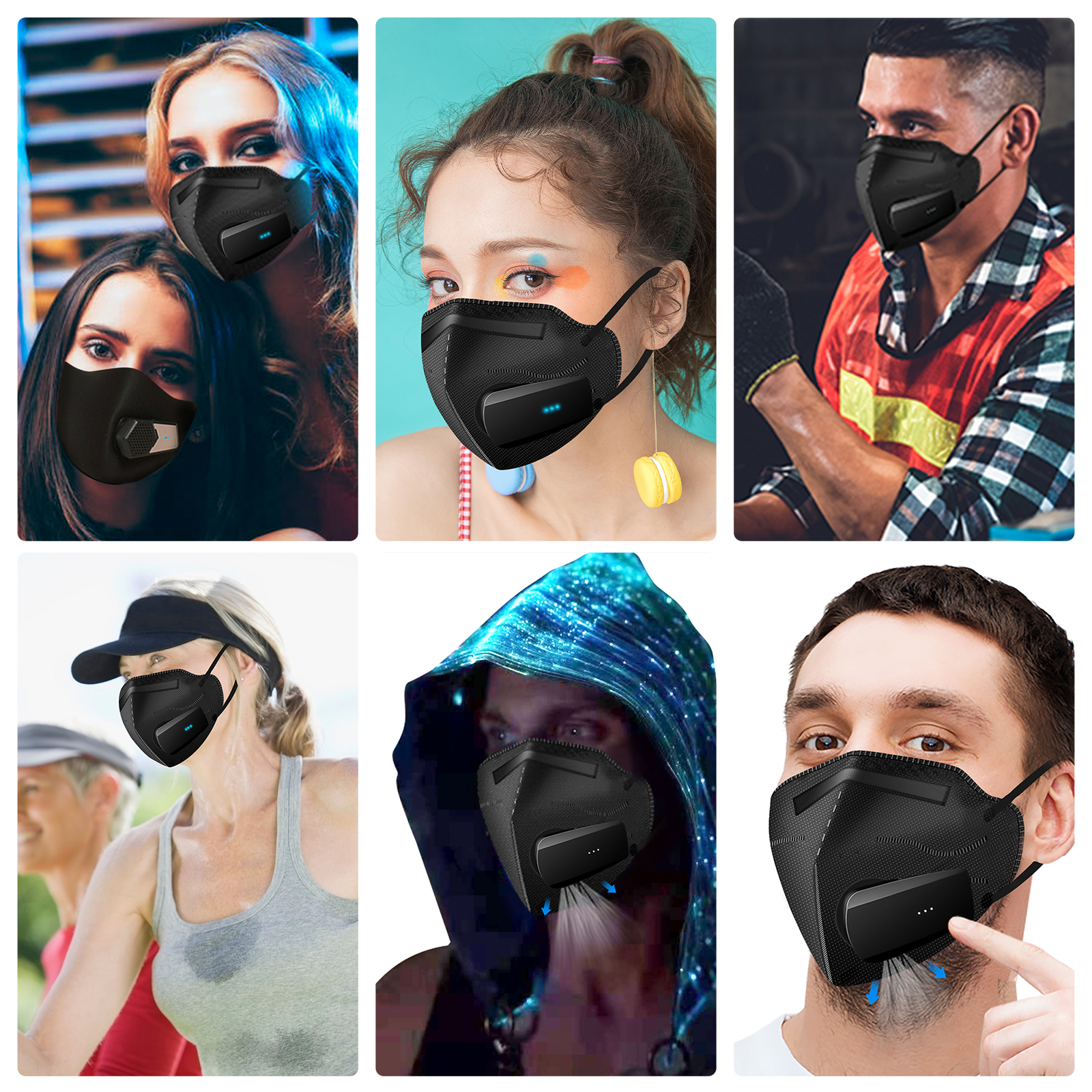 Breathe Easy Rechargeable Elec - Kn95 Respirator Mask incelemesi ve fiyatı