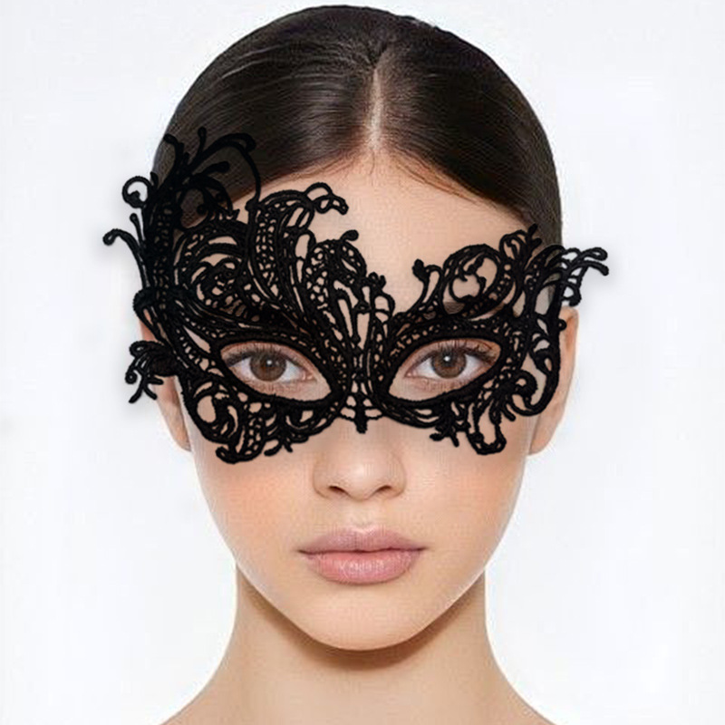 Sexy Women Lace Hollow Masquer - Respirator Half Face incelemesi ve fiyatı