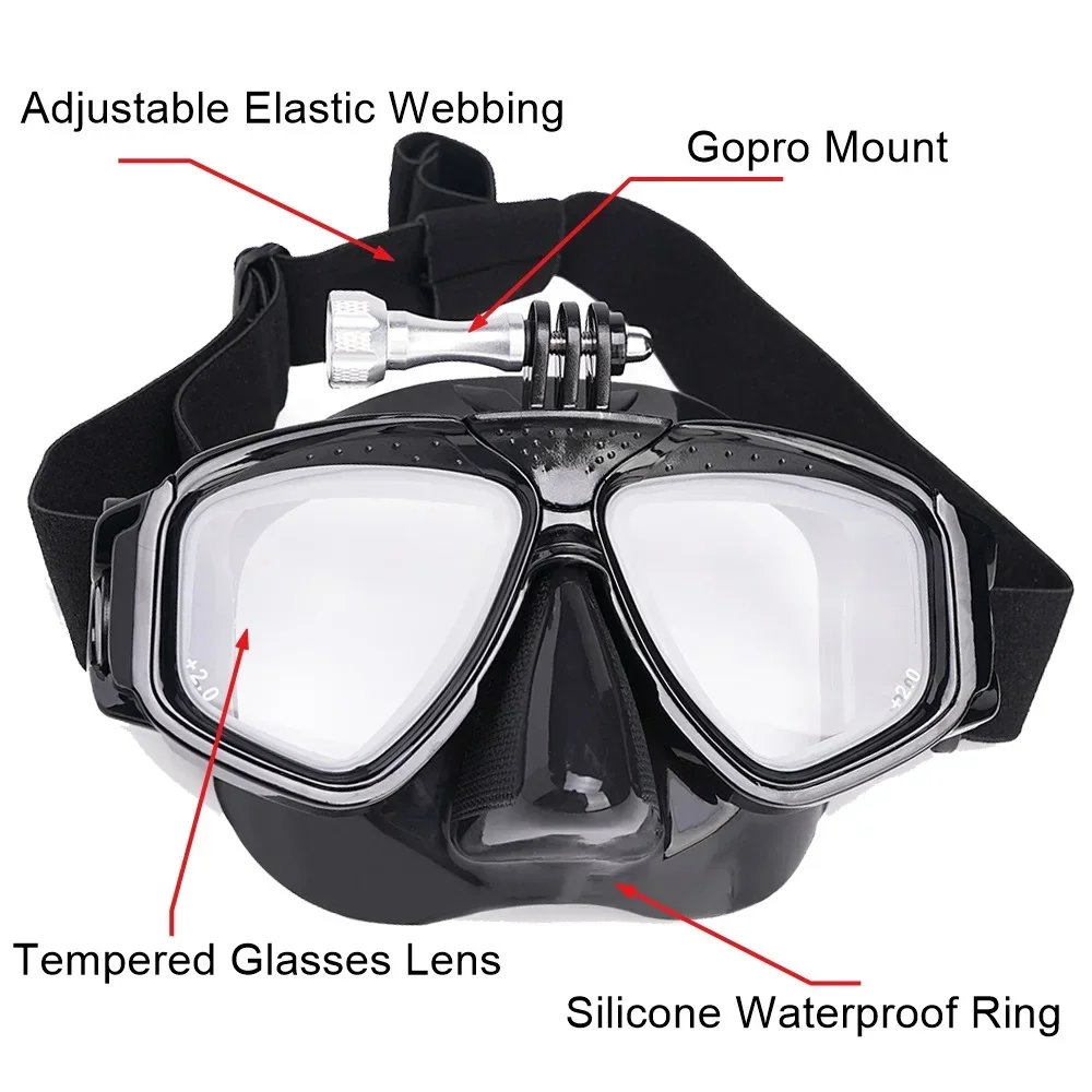 Scuba Diving Mask with Camera  - Mask Lanyard Adjustable incelemesi ve fiyatı