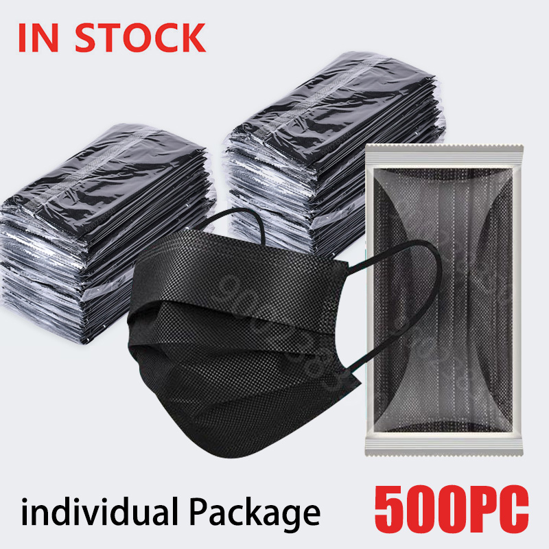 50-500pcs Black Disposable Cer - Disposable Surgical Mask incelemesi ve fiyatı