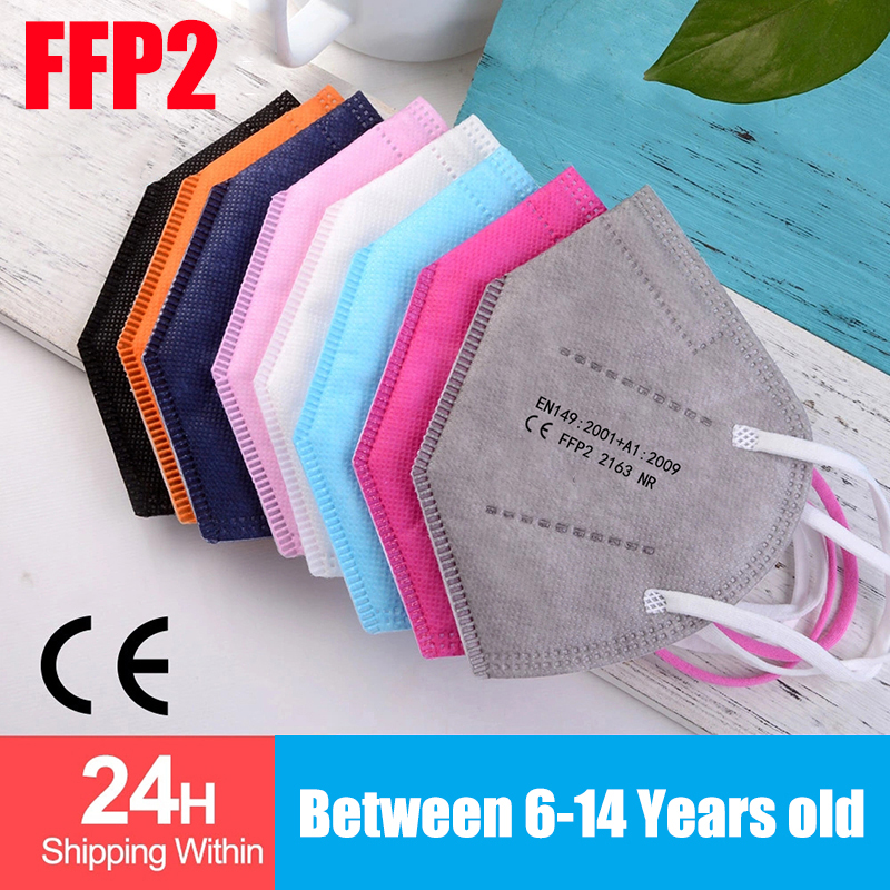 10-100pcs Kids KN95 Mask Child - Disposable Surgical Mask incelemesi ve fiyatı
