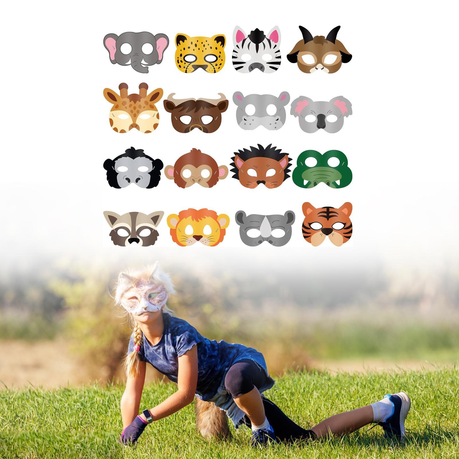 16 Pieces Animal Face Mask Cut - Kids Face Mask incelemesi ve fiyatı