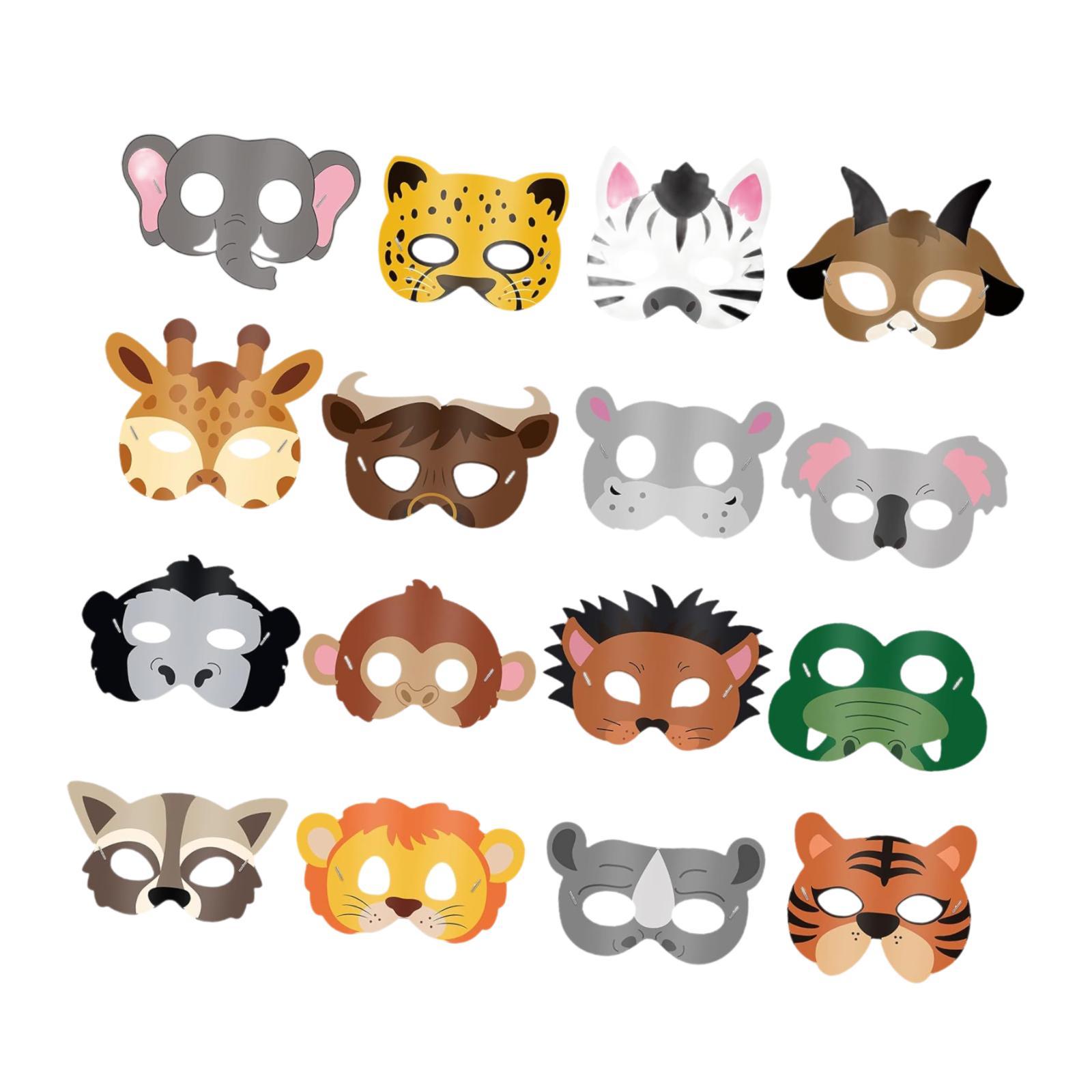 16 Pieces Animal Face Mask Cut - Kids Face Mask incelemesi ve fiyatı