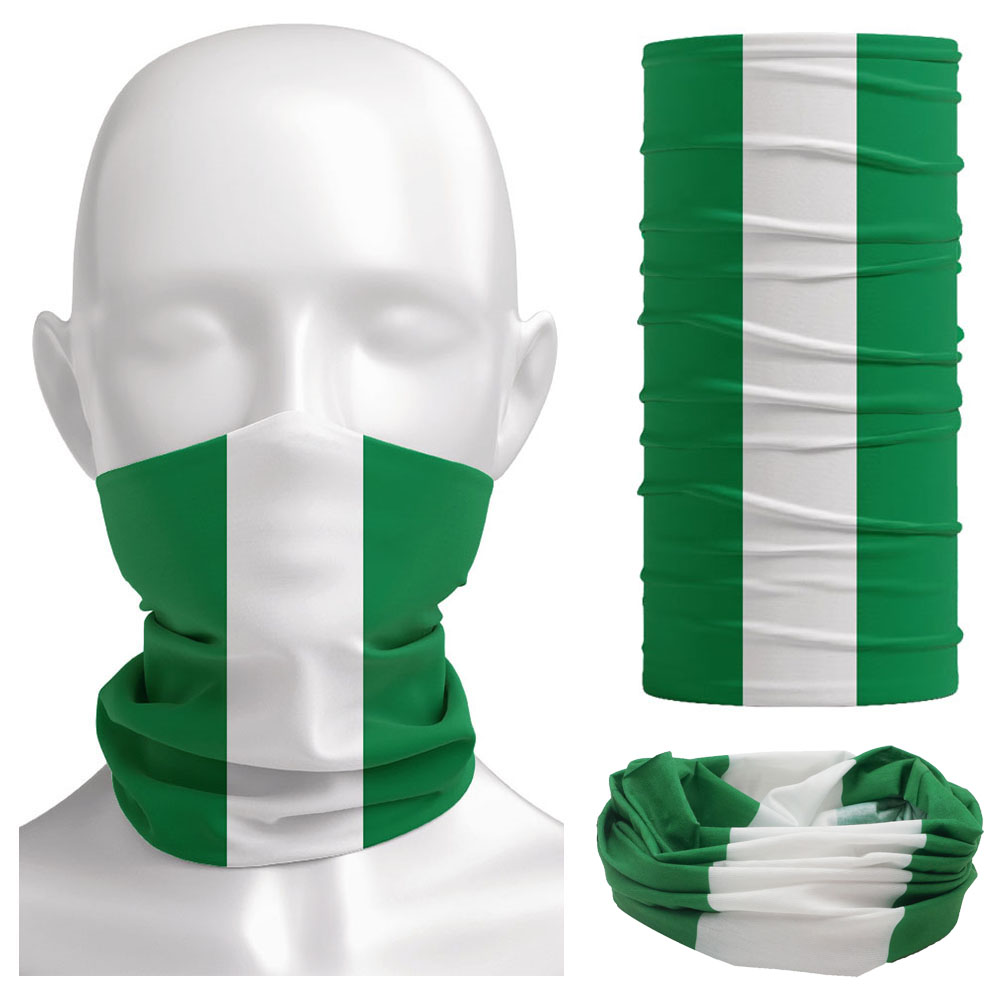 Nigeria Flag Bandanna Women Ne - Neck Gaiter Face Cover incelemesi ve fiyatı