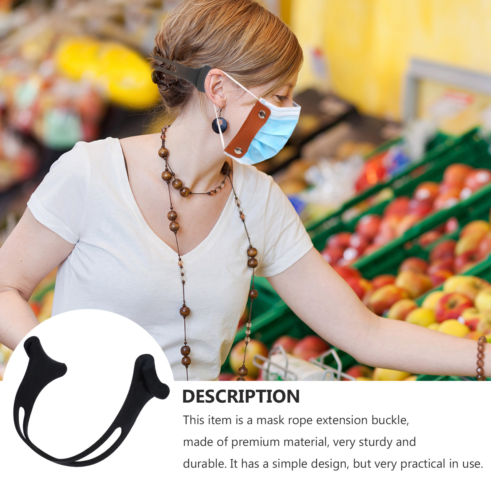 3Pcs Lightweight Silicone Mask - Mask Ear Saver Strap incelemesi ve fiyatı
