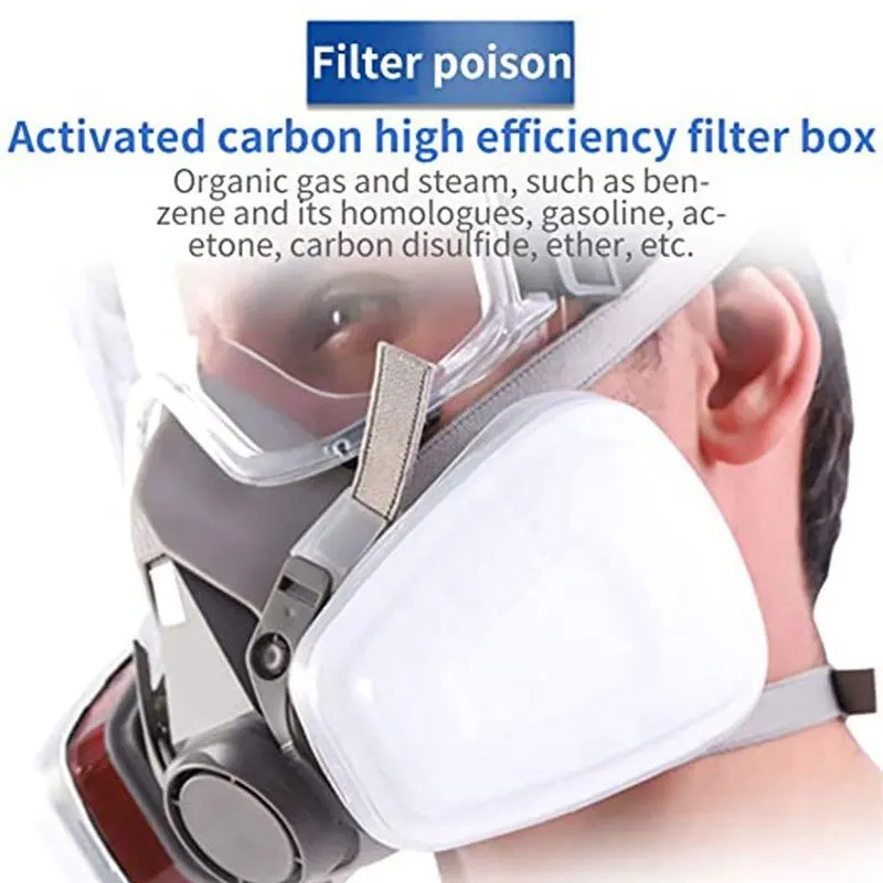 6200 7 in1 Gas Mask Gas-Proof  - Respirator Half Face incelemesi ve fiyatı