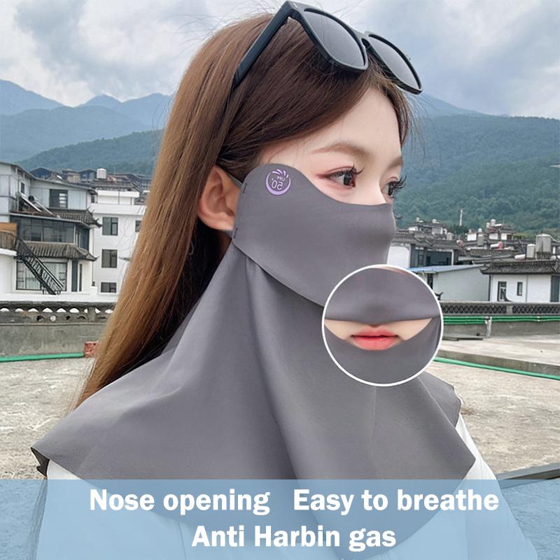 Summer Ice Silk Face Gini Full - Sports Mask Breathable incelemesi ve fiyatı