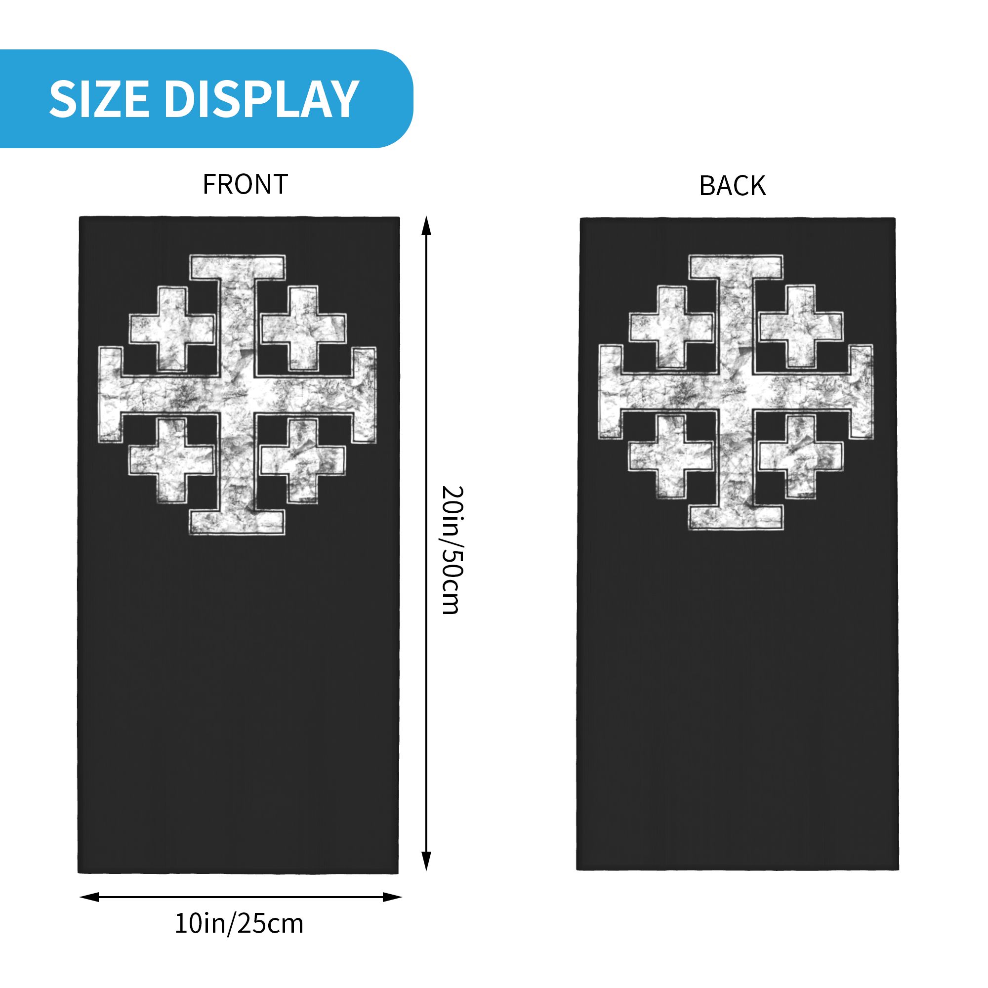 Knight Jerusalem Cross Christi - Neck Gaiter Face Cover incelemesi ve fiyatı
