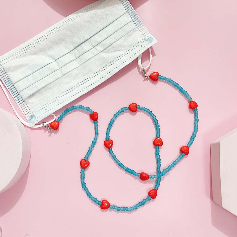 Trendy Peach Heart Anti Slip R - Mask Chain Holder incelemesi ve fiyatı